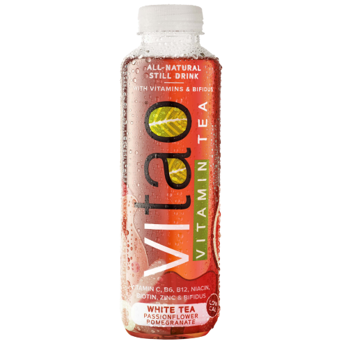 VITAO – Thé Blanc Fleur de la Passion Grande vitaminé 50cl  (Bte : 6 unités)