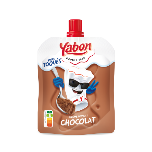 Crème Dessert chocolaté en gourde 80grs (Bte : 65pcs)