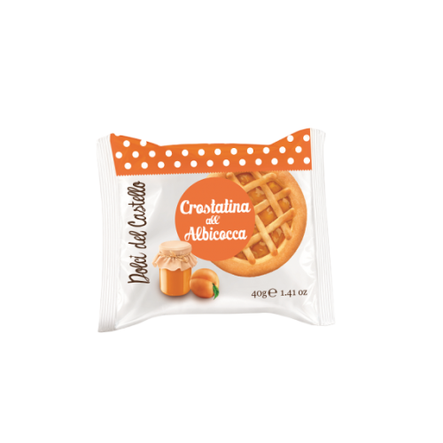 Crostatina abricot - Sachet fraîcheur 1pc 40g (Bte : 42pcs)