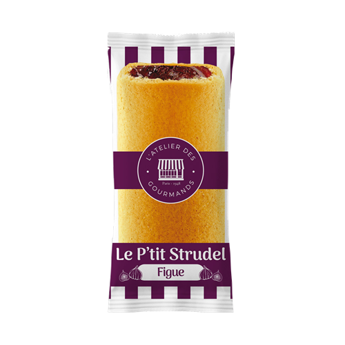 Le P’tit Strudel moelleux  Figue 21g (Bte : 180pcs)