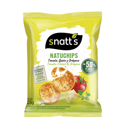 Natuchips pop Tomate, Fromage Origan 23g  (Bte: 45pcs)
