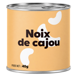 Noix de Cajou -  mini can alu 40g (Bte : 48pcs)