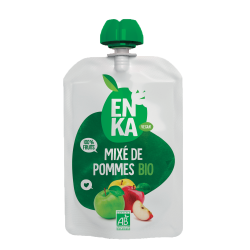 Mixé de pommes BIO - Gourde 90grs (Bte : 20pcs)