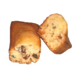 Cake lingot aux fruits confits  - sachet fraîcheur 1pc 30grs (Bte : 120pcs)