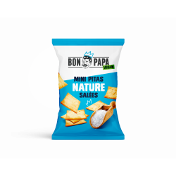 Mini Pita nature finement salée 30g (Bte : 50pcs)