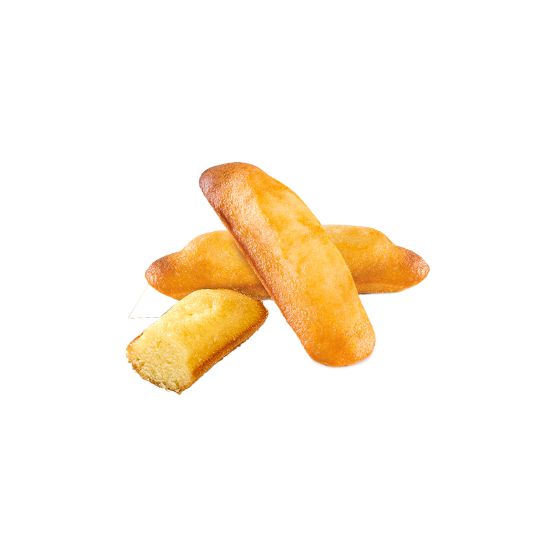 Madeleines longues sachet fraîcheur 2pcs 25grs (Bte : 150pcs) Madeleines longues sachet fraîcheur 2pcs 25grs (Bte : 150pcs)