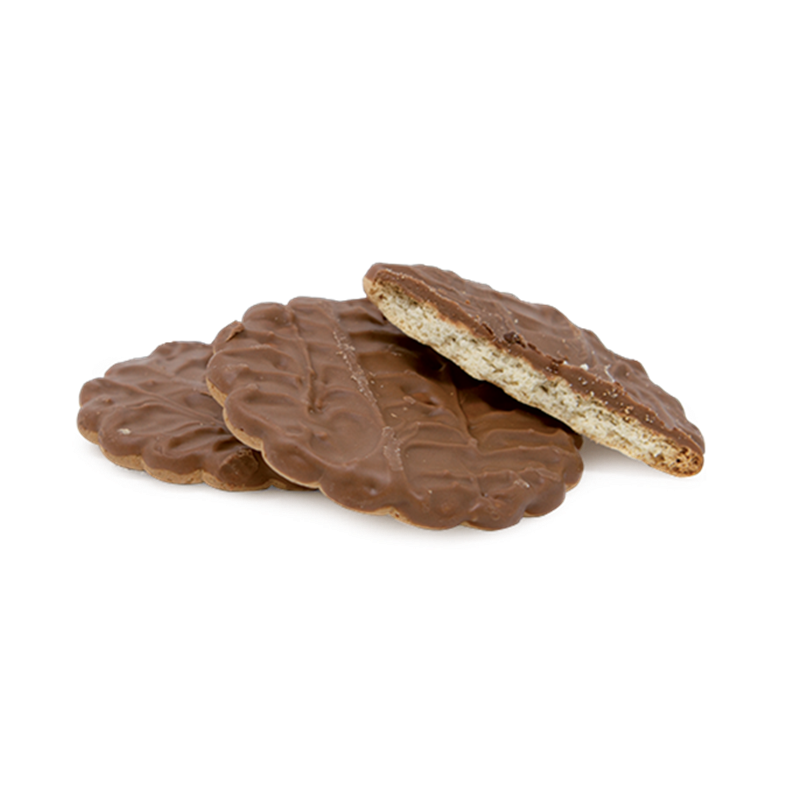 Sablés nappés chocolat sachet fraîcheur 2pcs 23grs (Bte : 150pcs) Sablés nappés chocolat sachet fraîcheur 2pcs 23grs (Bte : 150pcs)