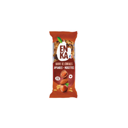 Barre de céréales noisettes & amandes - sachet fraîcheur 1pc 21grs (Bte 160pcs)