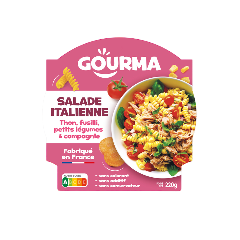 Salade italienne au thon 220grs GOURMA (Bte : 7pcs) Salade italienne au thon 220grs GOURMA (Bte : 7pcs)
