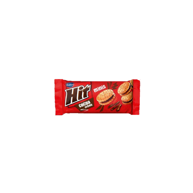 Minis HIT cacao Bahlsen en paquet de 130g (Bte : 27pcs) Minis HIT cacao Bahlsen en paquet de 130g (Bte : 27pcs)