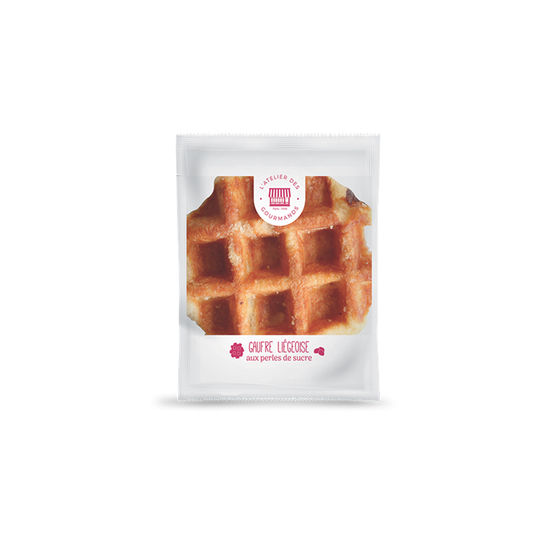Gaufre liégeoise perles de sucre 1pc 55grs - pack de 10 (Bte : 8x10pcs) Gaufre liégeoise perles de sucre 1pc 55grs - pack de 10 (Bte : 8x10pcs)