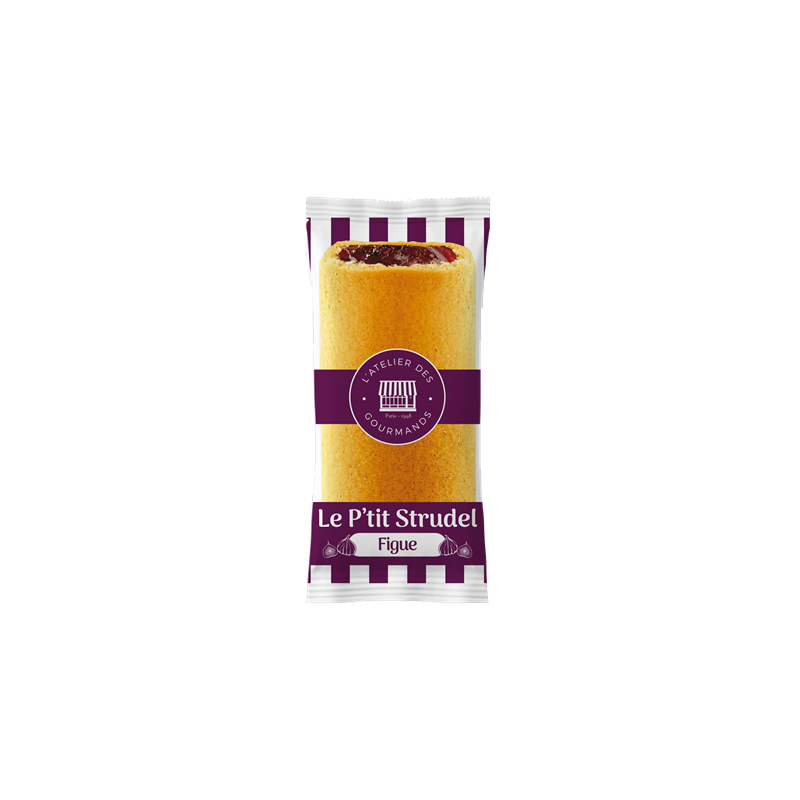 Le P’tit Strudel moelleux  Figue 20g (Bte : 180pcs) Le P’tit Strudel moelleux  Figue 20g (Bte : 180pcs)