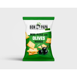 Mini Pita aux olives noires 30g (Bte : 50pcs)