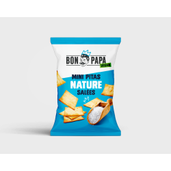 Mini Pita nature finement salée 30g (Bte : 50pcs)