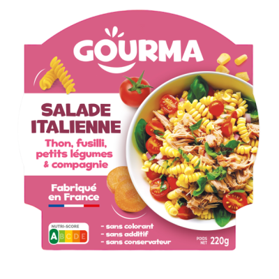 Salade italienne au thon 220grs GOURMA (Bte : 7pcs)