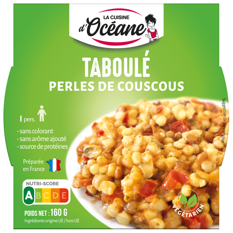 Taboulé perles de couscous 160grs (Bte : 12pcs)