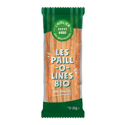 Pailloline bio sucré caramélisé PB sachet fraîcheur 2pcs 20grs (Bte : 120pcs)