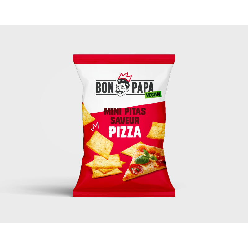Mini Pita saveur Pizza 30g (Bte : 50pcs)