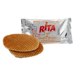 Gaufre Rita vergeoise 2x30gr (Bte : 100pcs)