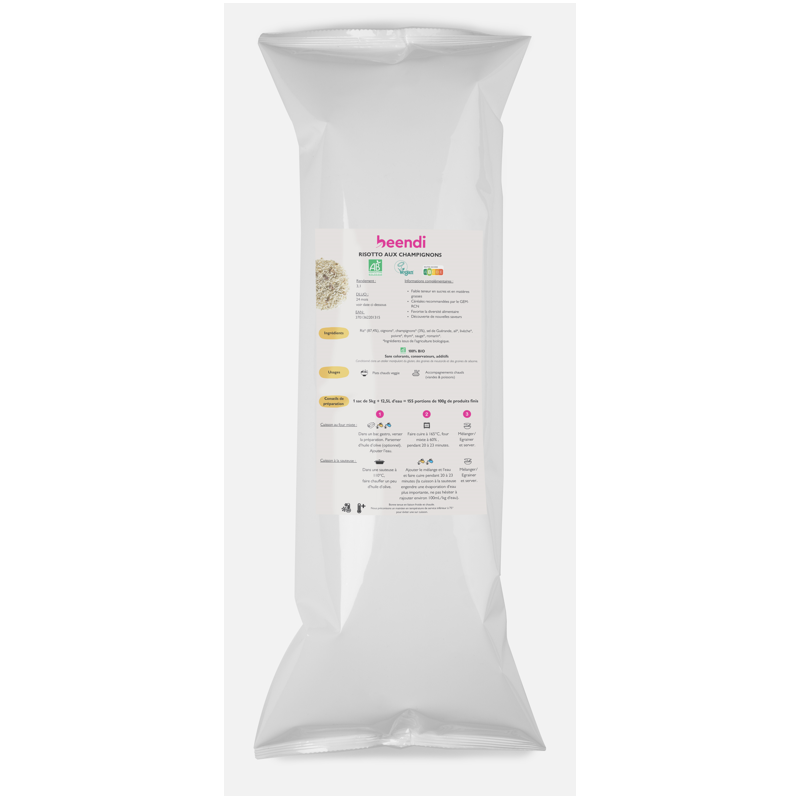 Risotto aux champignons BIO 5kg