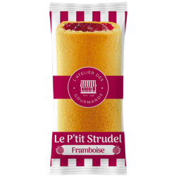 Le P’tit Strudel moelleux  Framboise 21g (Bte : 180pcs)