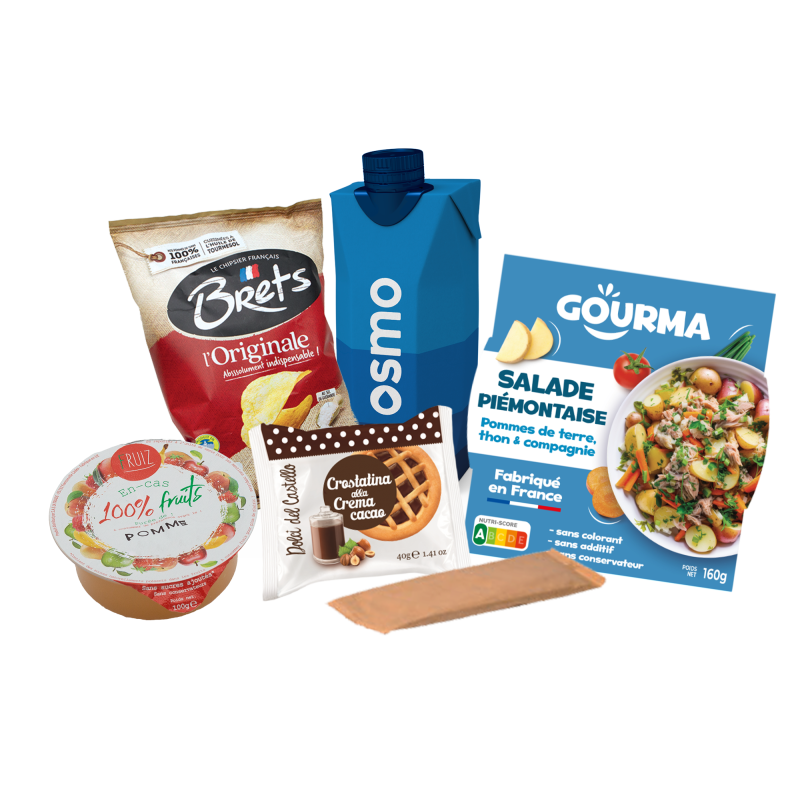 SACHET PIK-NIC N°2 - 6 éléments (Bte : 10pcs)