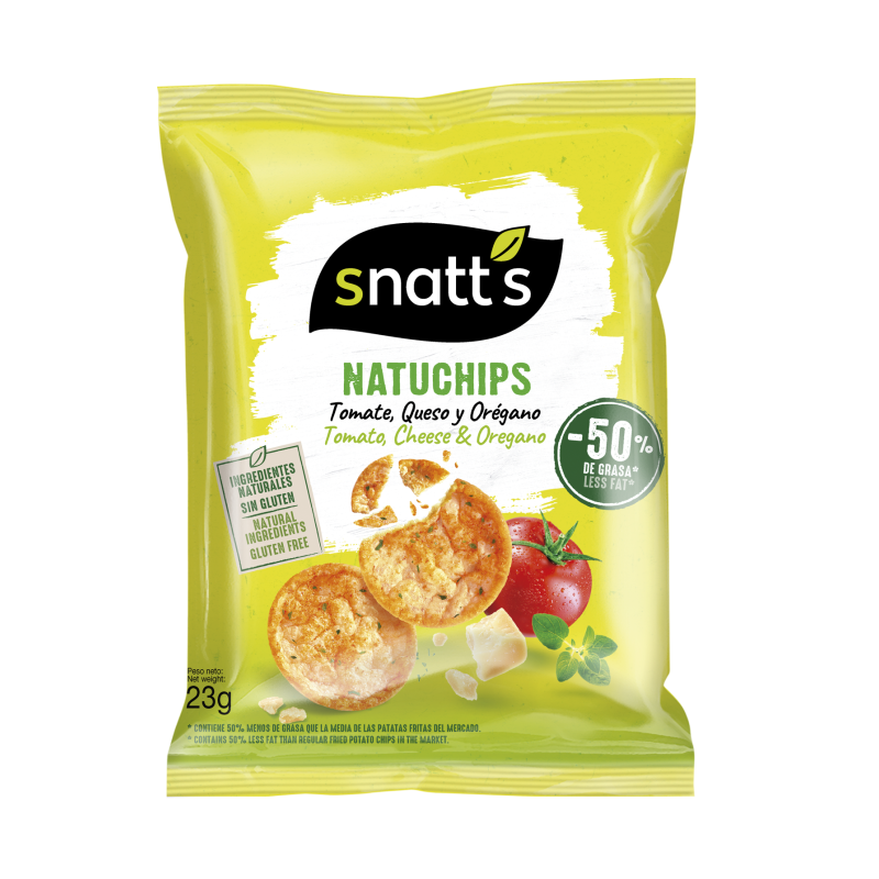 Natuchips pop Tomate, Fromage Origan 23g  (Bte: 45pcs)