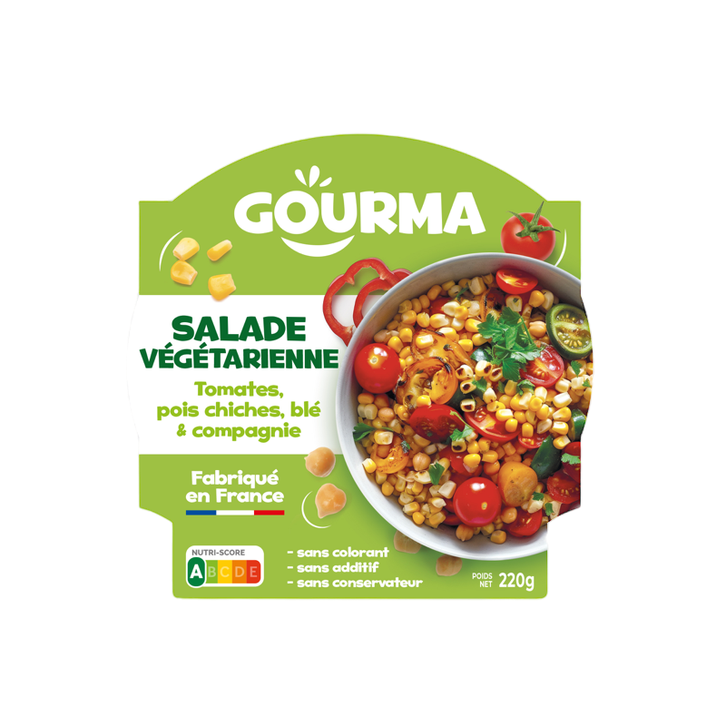 Salade végétarienne 220grs GOURMA (Bte : 7pcs)