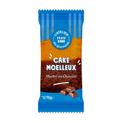 Cake marbré - sachet fraicheur indv 70g (Bte : 30pcs)