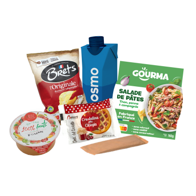 SACHET PIK-NIC N°1 - 6 éléments (Bte : 10pcs)