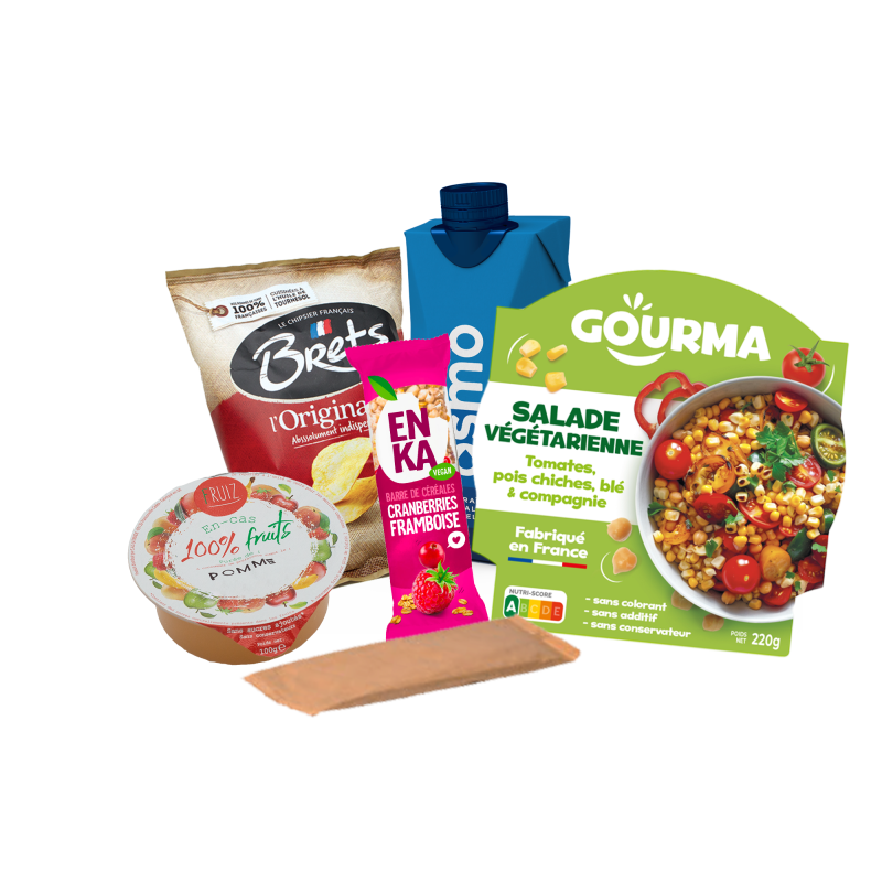 SACHET VEGETARIEN - 6 éléments (Bte : 10pcs)