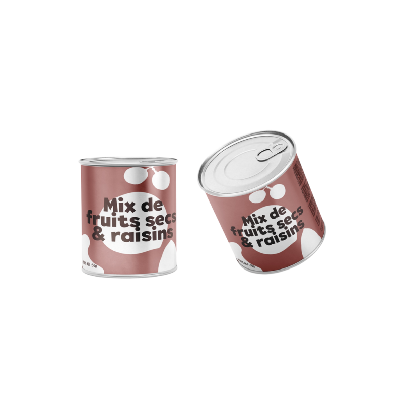 Mix de graine et fruits secs - mini can alu 50g (Bte : 96pcs)