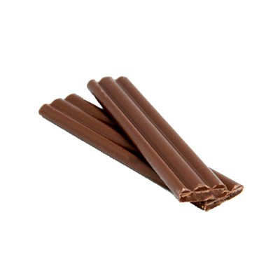 Bâton chocolat noir enveloppé sachet fraîcheur 1pc 10grs (Bte : 200pcs)
