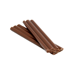 Bâton chocolat noir enveloppé sachet fraîcheur 1pc 10grs (Bte : 200pcs)