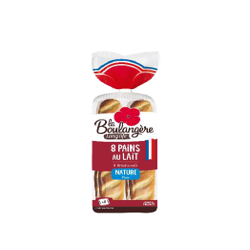Pain au lait 35g emballé (Bte : 72pcs soit 9 pochons de 8pcs)