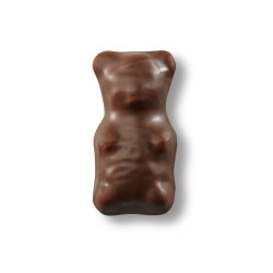 Ourson guimauve chocolat au lait ±9g 4,5cm (Bte : 600pcs)