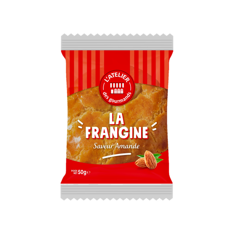 Frangine amande  - sachet fraicheur indv 42,5g (Bte : 52pcs)