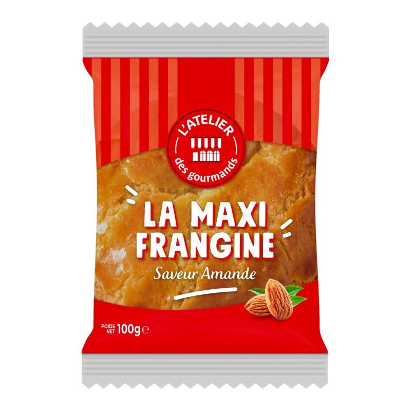 Maxi Frangine amande - sachet fraicheur indv 100g (Bte : 24pcs)