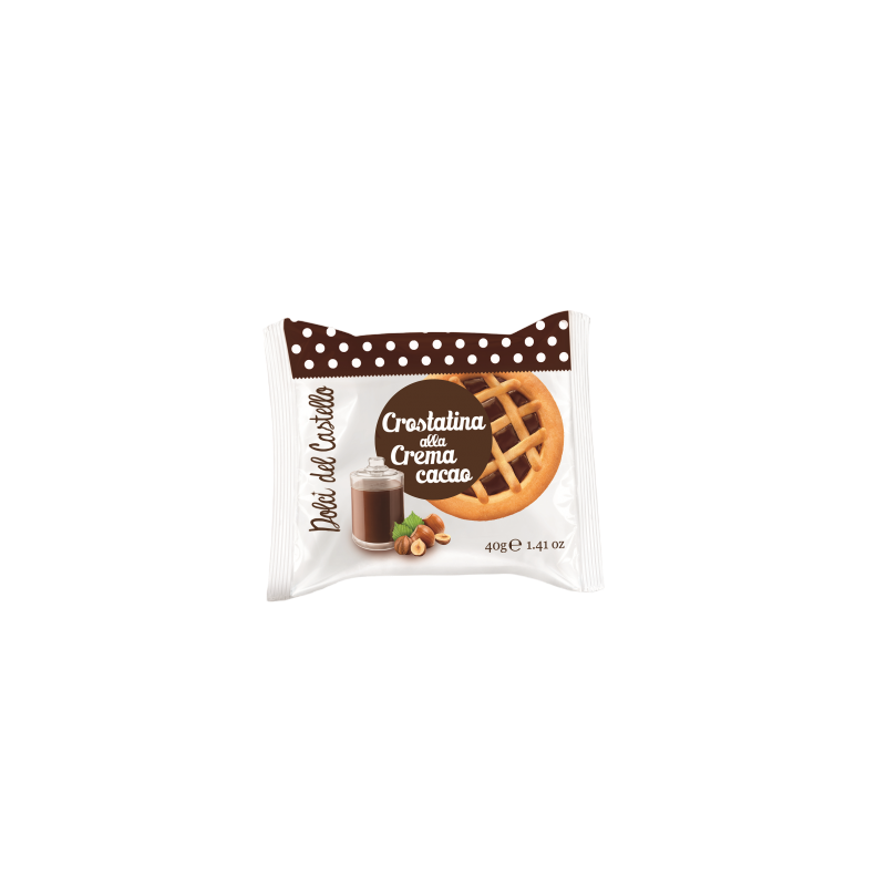 Crostatina cacao - Sachet fraîcheur 1pc 40g (Bte : 42pcs)