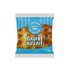 Gaufre au lait 1pc 35grs pack de 8 (Bte : 12x8pcs)