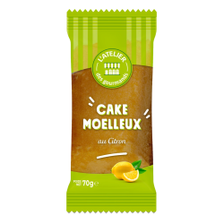 Cake citron - sachet fraicheur indv 70g (Bte : 30pcs)