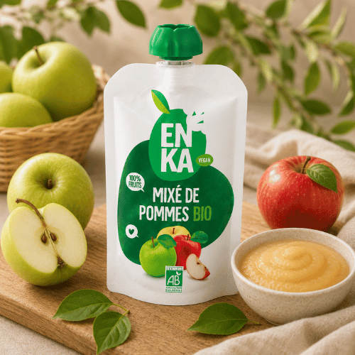 Gourde de mixés BIO à la pomme 90gr