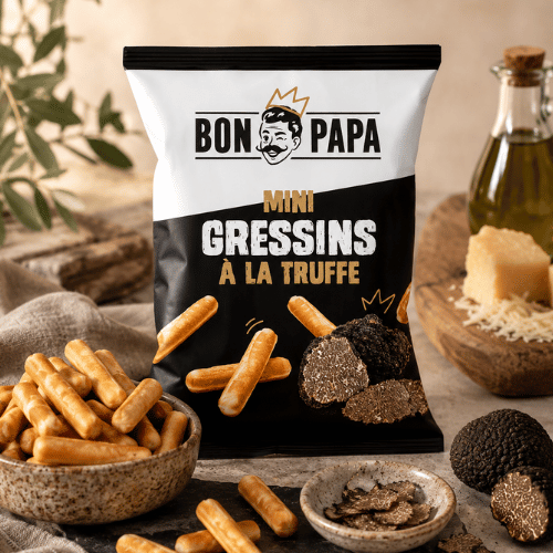 Mini gressins saveur truffes 30g (Bte : 70 pcs)