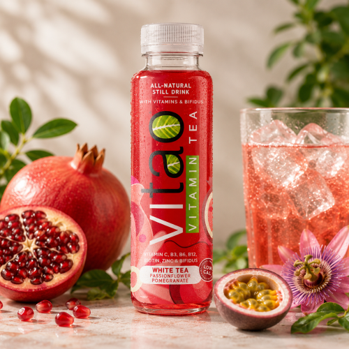 VITAO – Thé Blanc Fleure de la Passion Grande vitaminé 50cl  (Bte : 6 unités)