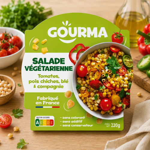 Salade végétarienne 220grs GOURMA (Bte : 7pcs)