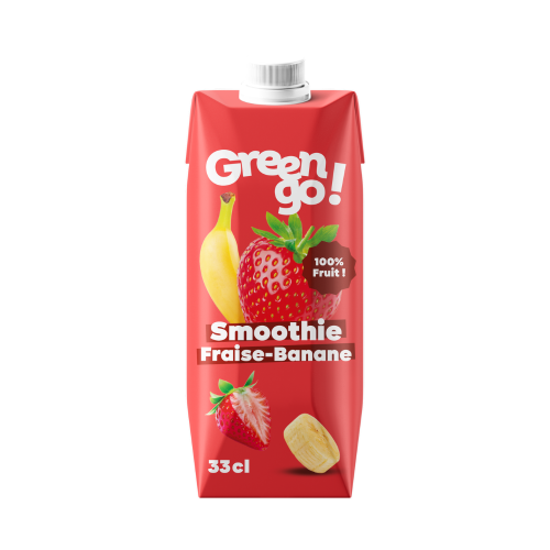 Smoothie Fraise Banane 33cl (colis de 12 unités)