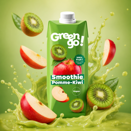 Smoothie Pomme Kiwi 33cl (colis de 12 unités)