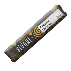 Barre de chocolat lait au caramel BIO 40g VIVANI (Bte de 18 pcs)