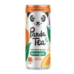 PANDATEA Thé noir glacé pêche 25cl (Bte: 12 unités)