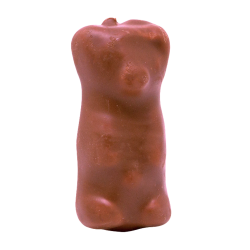 Ourson guimauve chocolat au lait ±9g 4,5cm (Bte : 600pcs)